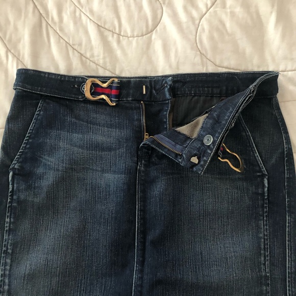 Vintage 7 for all Mankind Denim Skirt - Picture 3 of 10
